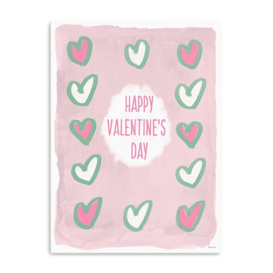 Heart Grid Canvas Giclée Art